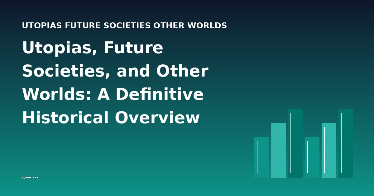 Utopias, Future Societies, and Other Worlds: A Definitive Historical Overview
