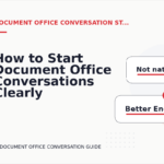 How to Start Document Office Conversations Clearly