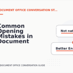 Common Opening Mistakes in Document Office Conversations