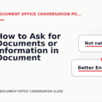 How to Ask for Documents or Information in Document Office Conversation English