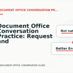Document Office Conversation Practice: Request and Reply Examples