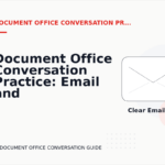 Document Office Conversation Practice: Email and Message Examples